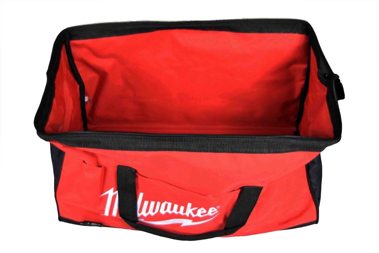 Milwaukee 24-inch Heavy Duty Red/Black Polyester Fabric Tool Bag
