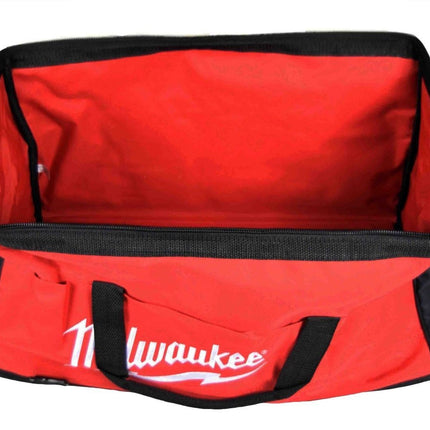 Milwaukee 24-inch Heavy Duty Red/Black Polyester Fabric Tool Bag
