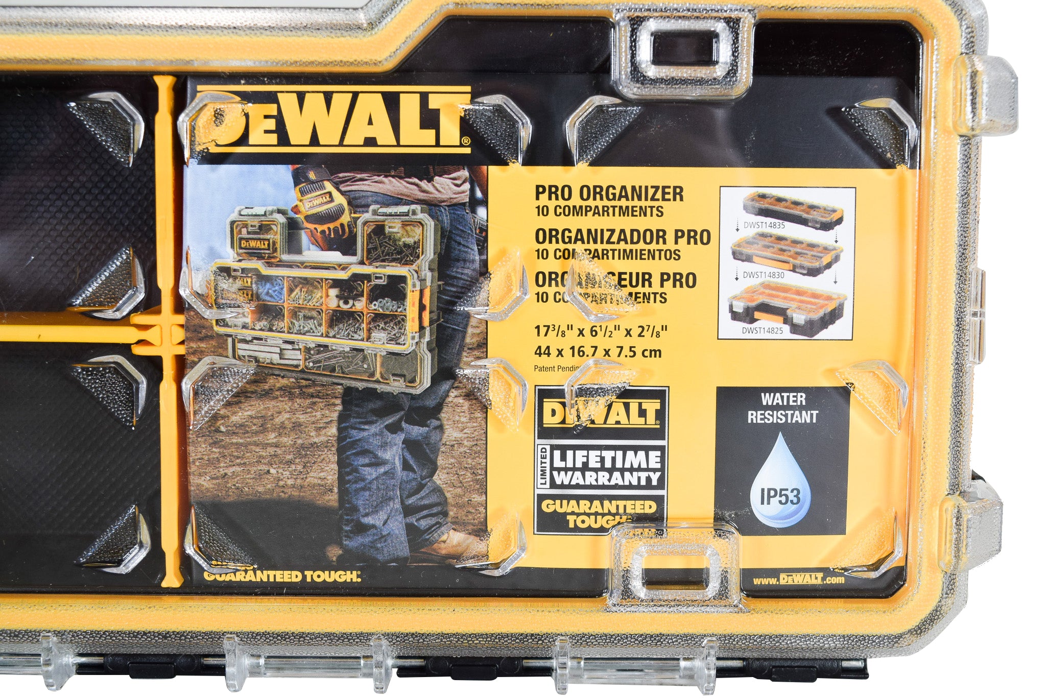 DeWalt DWST14835 Plastic 10-Compartment Pro Small Parts Organizer