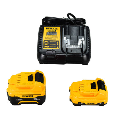 DeWalt DCB135C 2-Piece 12V 3 Ah / 5 Ah Lithium-Ion Batteries and Charger Starter Kit