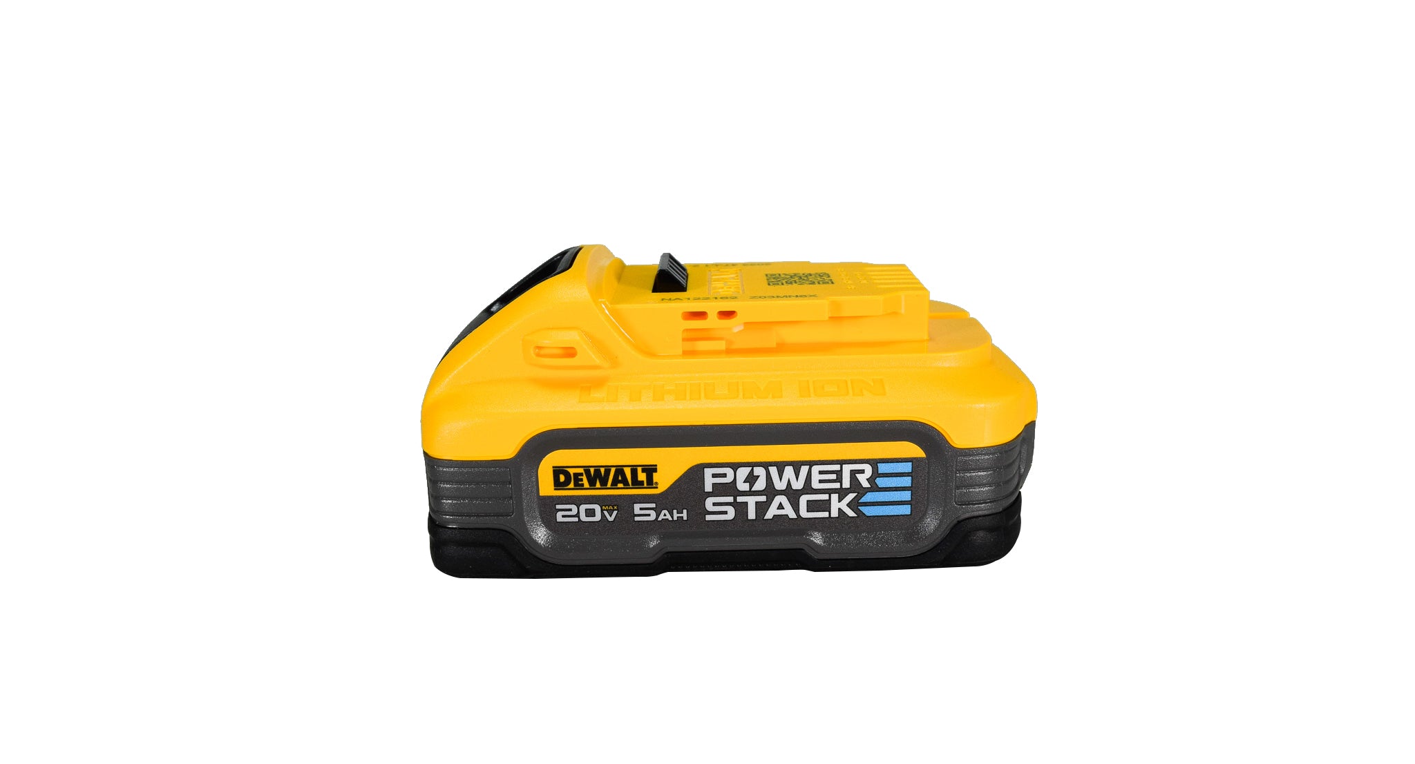 DEWALT Powerstack 20V MAX Battery, Rechargeable, 5Ah, Lithium Ion, 2-Pack (DCBP520-2)