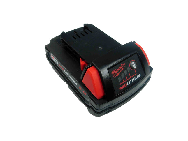 Milwaukee M18 REDLITHIUM CP2.0 Compact 18V Lithium-Ion Battery – 2.0Ah (2 Pack), Extended Runtime, Fade-Free Power, Durable Construction, Compatible with All Milwaukee M18 Tools