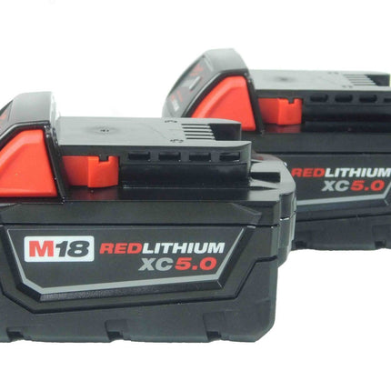 Milwaukee 48-11-1852 M18 REDLITHIUM XC 5Ah Extended Capacity Battery (2 pack)