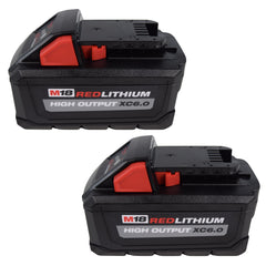 Milwaukee 48-11-1862 M18 18-Volt Lithium-Ion High Output 6.0Ah Battery Pack (2-Pack)