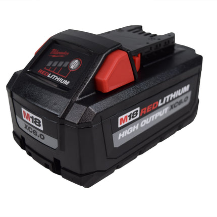 Milwaukee 48-11-1862 M18 18-Volt Lithium-Ion High Output 6.0Ah Battery Pack (2-Pack)