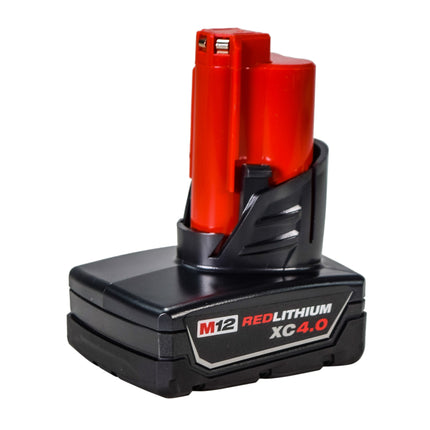 Milwaukee 48-11-2440 M12 4.0 Ah MAX Lithium Ion Battery Pack Single Pack