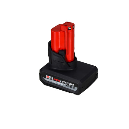 Milwauke 48-11-2450 M12 12-Volt Lithium-Ion XC High Output 5.0 Ah Battery Pack