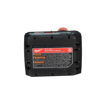 Milwauke 48-11-2450 M12 12-Volt Lithium-Ion XC High Output 5.0 Ah Battery Pack