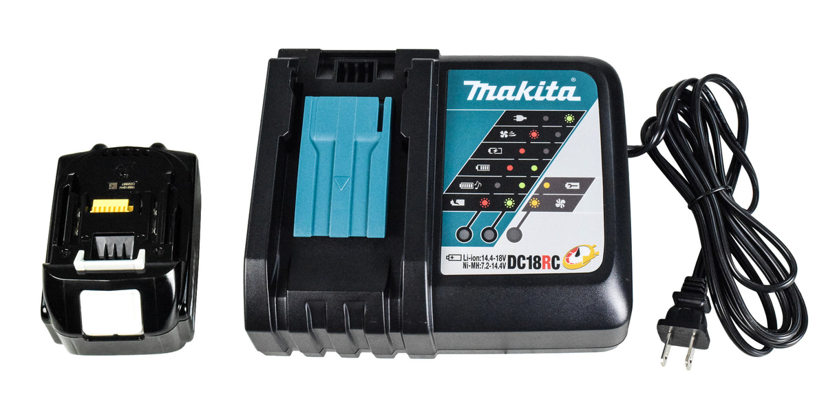 Makita BL1840DC1 18V LXT 5.0 Ah Lithium-Ion Battery w/ Charger Starter Pack