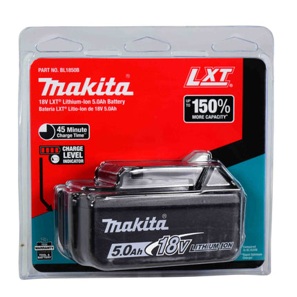 Makita BL1850B 18V LXT Lithium-Ion 5.0Ah Battery w/ Charger Indicator