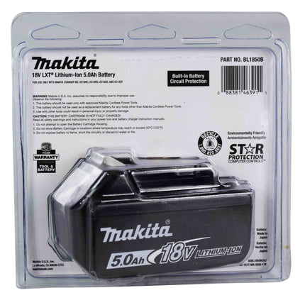 Makita BL1850B 18V LXT Lithium-Ion 5.0Ah Battery w/ Charger Indicator