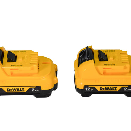 DeWalt DCB122 12V 2.0Ah Lithium-Ion Batteries - 2 Pack