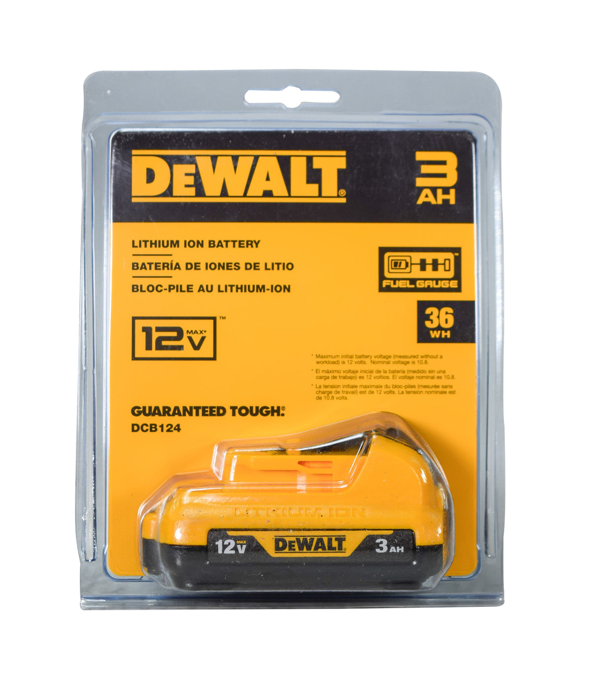DeWalt DCB124 3.0 AH 12V Battery