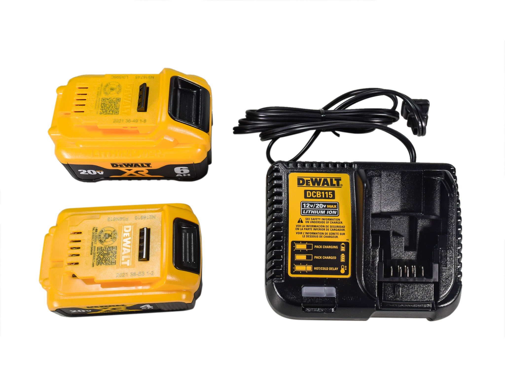 DeWalt DCB246CK 20-Volt Max Lithium-Ion Battery Compact Starter Kit
