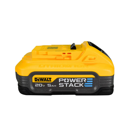 DEWALT Powerstack 20V MAX Battery, Rechargeable, 5Ah, Lithium Ion, 2-Pack (DCBP520-2)