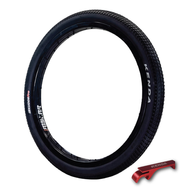 Kenda Kudos Pro K1233 - 20x1.75 Tubeless BMX Bicycle Tire - 120 TPI and Folding Bead  - Lightweight, High-Performance BMX Bike Tire (20 x 1.75)(20/1.75) w/ Kenda Keychain