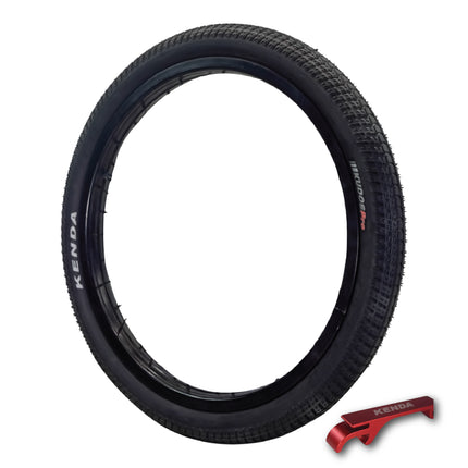 Kenda Kudos Pro K1233 - 20x1.95 Tubeless BMX Bicycle Tire - 120 TPI and Folding Bead - Lightweight, High-Performance BMX Bike Tire (20 x 1.95)(20/1.95) w/ Kenda Keychain