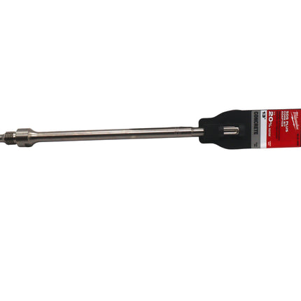 Milwaukee 13-Inch SDS-Plus Core Bit Adapter – Heavy-Duty Steel Adapter for SDS-Plus Rotary Hammers – Enables Use of Core Bits for Concrete, Masonry/Stone Drilling – Durable, Precision-Machined Design