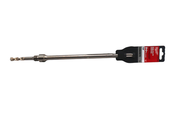 Milwaukee 13-Inch SDS-Plus Core Bit Adapter – Heavy-Duty Steel Adapter for SDS-Plus Rotary Hammers – Enables Use of Core Bits for Concrete, Masonry/Stone Drilling – Durable, Precision-Machined Design