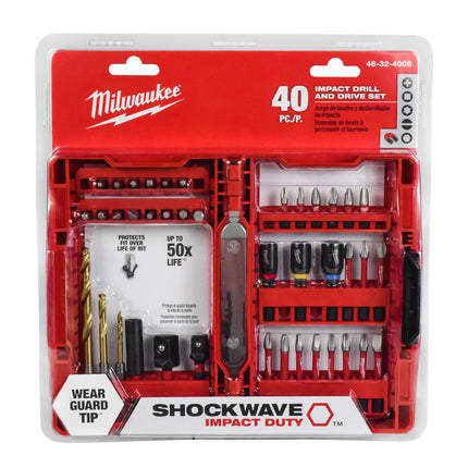 Milwaukee Electric Tool 48-32-4006 Shockwave Bit Set (40 Piece)