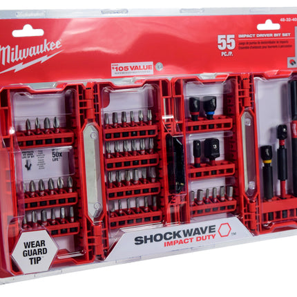 Milwaukee 48-32-4028 Shockwave Impact Duty Driver Bit Set (55-Piece)