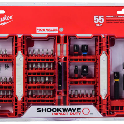 Milwaukee 48-32-4028 Shockwave Impact Duty Driver Bit Set (55-Piece)