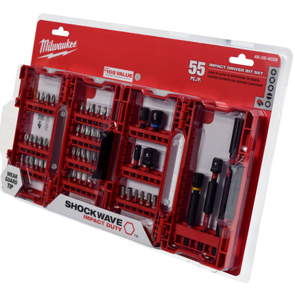 Milwaukee 48-32-4028 Shockwave Impact Duty Driver Bit Set (55-Piece)