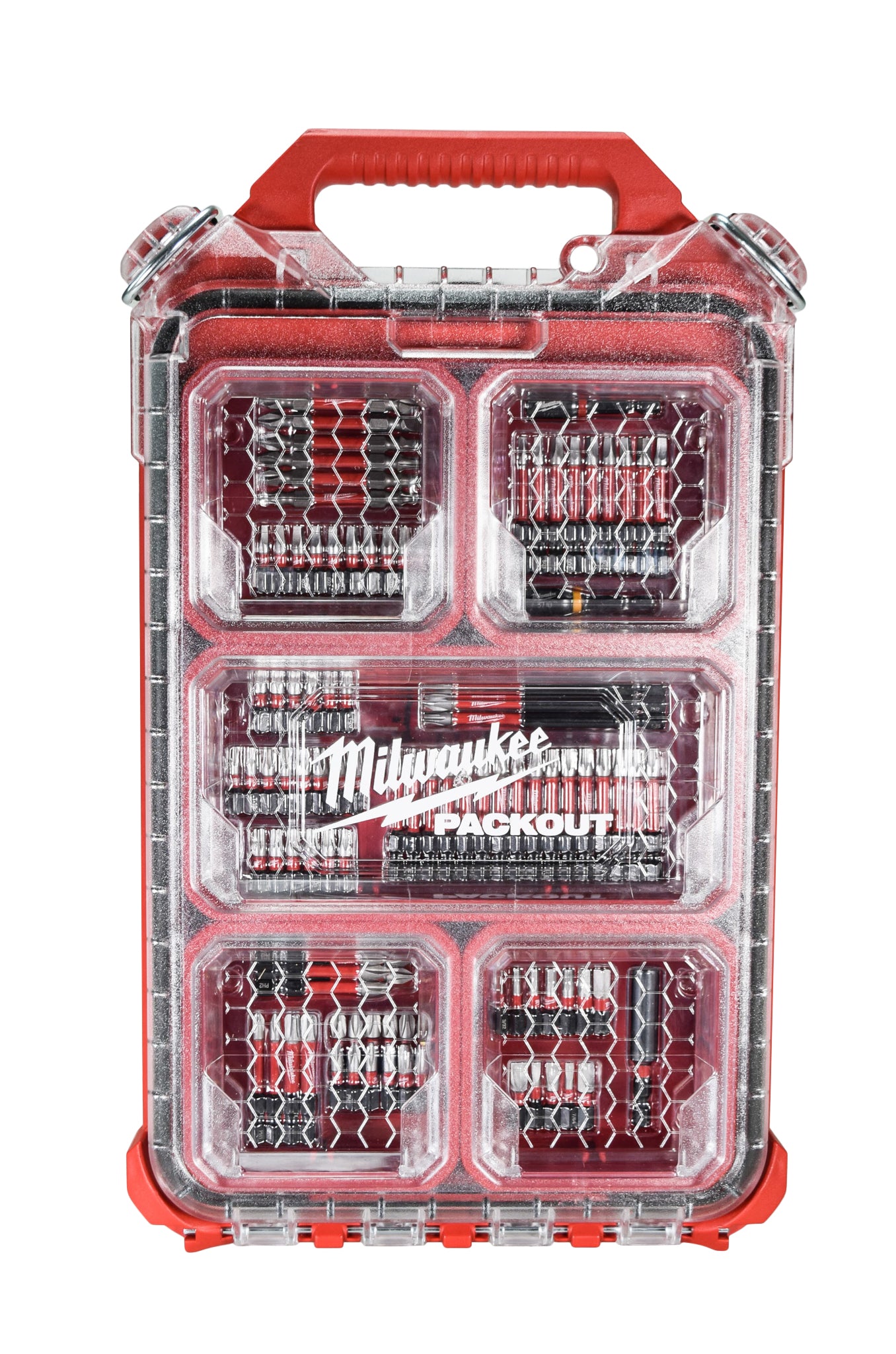 MilwaukeeTool 48-32-4082 Impact-Duty Alloy Steel Driver Bit Set with PACKOUT Case (100-Piece)