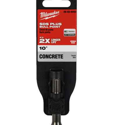 Milwaukee 48-62-6050 SDS-PLUS Self 10" sharpening bullet point bit