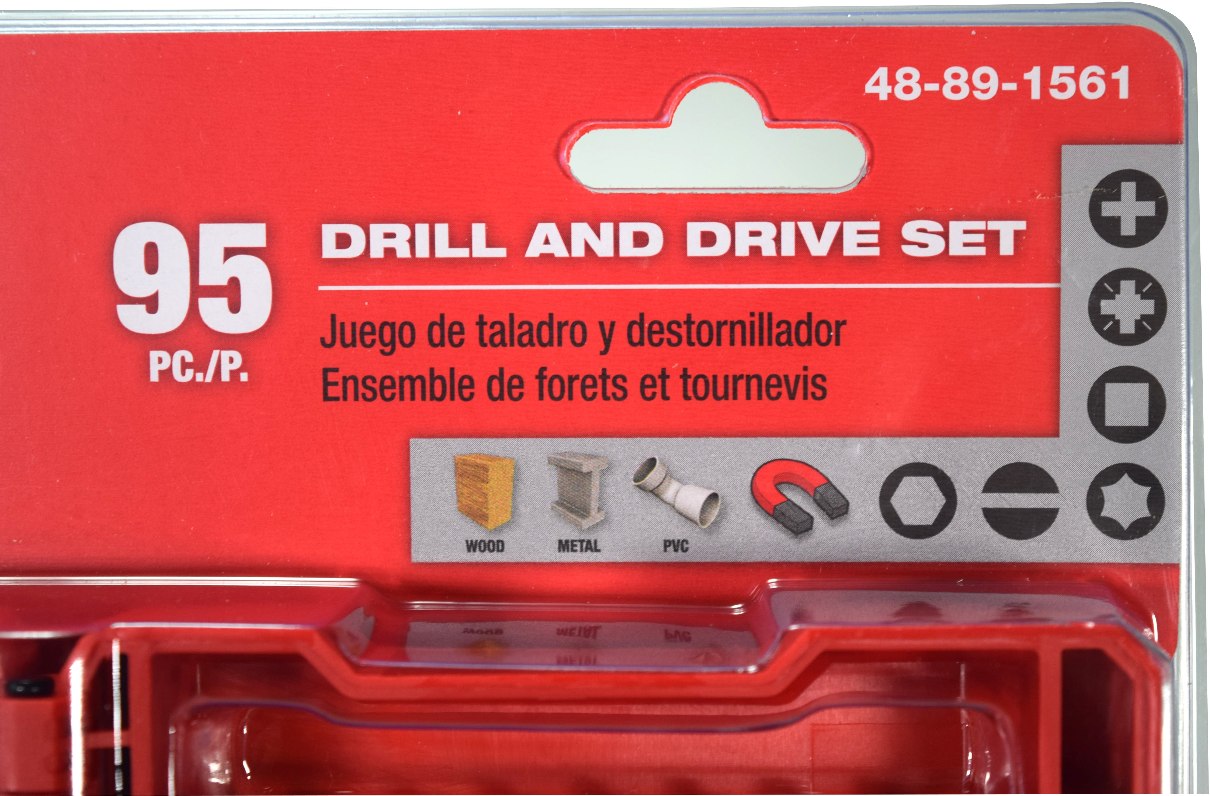Milwaukee 48-89-1561 95 Piece Drill and Drive Bit Set