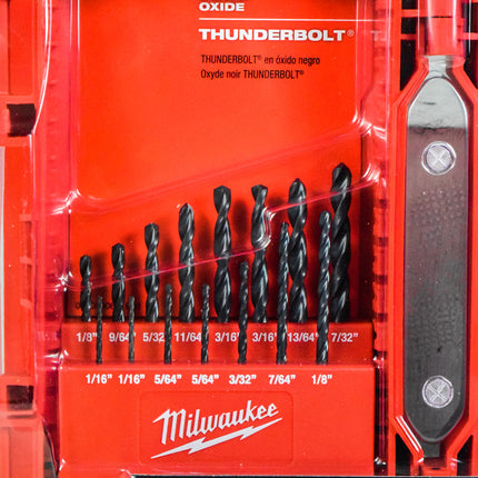 Milwaukee Tool 48-89-2801 Jobber Length Drill Bit Set 1/16 - 1/2 Inch Thunderbolt