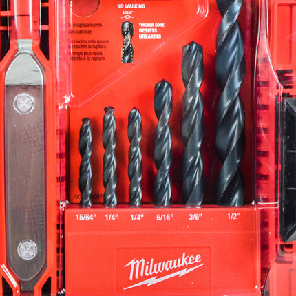 Milwaukee Tool 48-89-2801 Jobber Length Drill Bit Set 1/16 - 1/2 Inch Thunderbolt