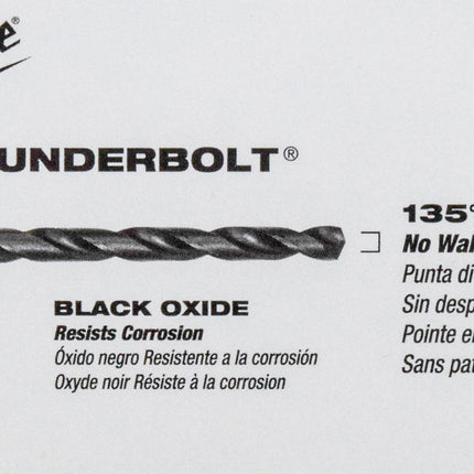 Milwaukee Tool 48-89-2801 Jobber Length Drill Bit Set 1/16 - 1/2 Inch Thunderbolt