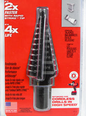 Milwaukee 48-89-9204 No. 4 Step 3/16" to 7/8" Shank Black Oxide Step Drill Bit