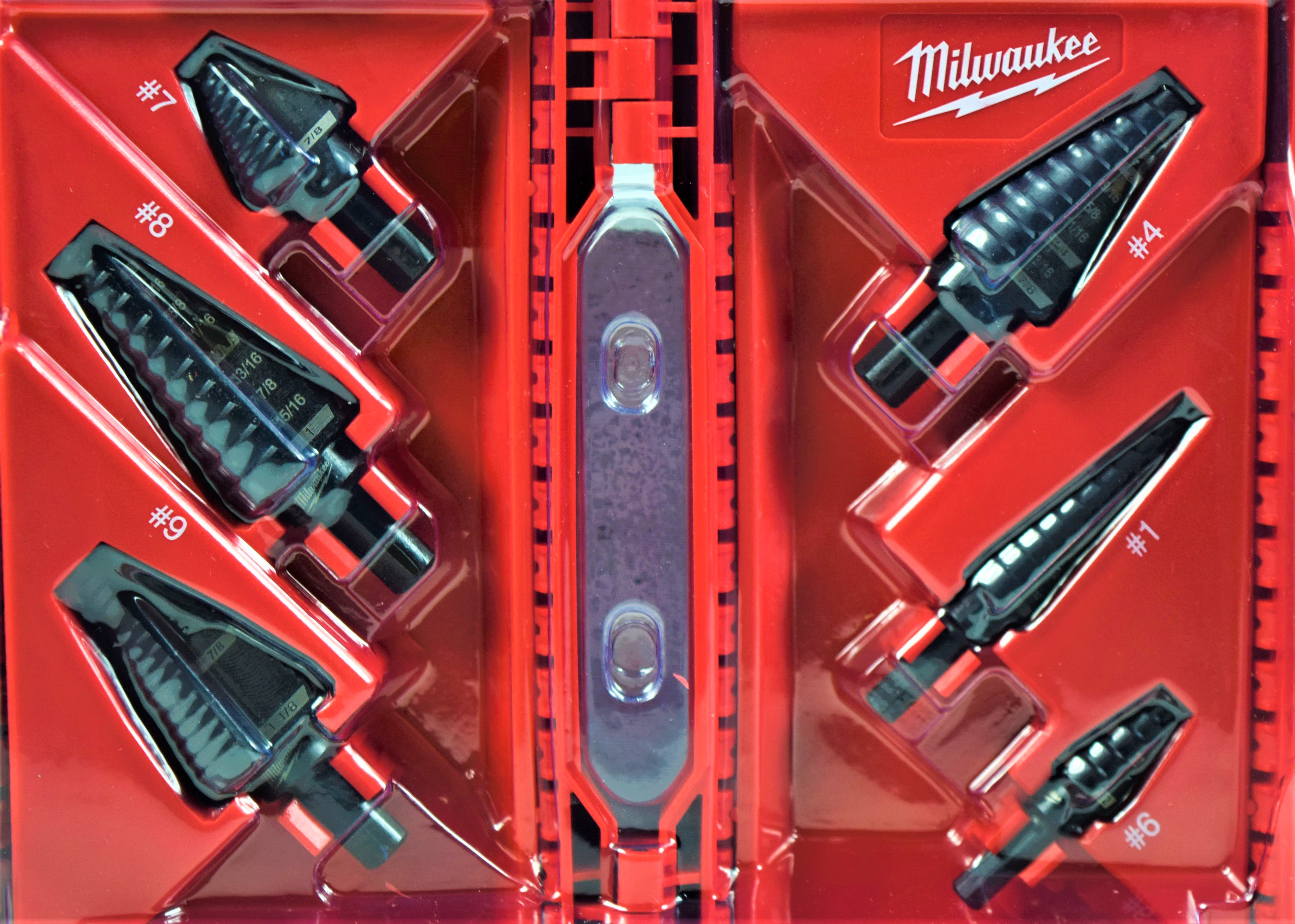 Milwaukee 48-89-9224 Black Oxide Step Drill Bit Set (6-Piece)