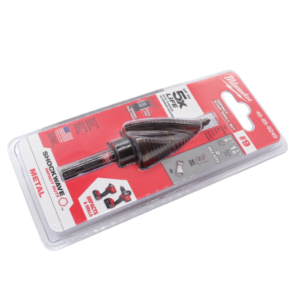 MILWAUKEE 48-89-9249 SHOCKWAVE Impact Duty Step Drill Bit
