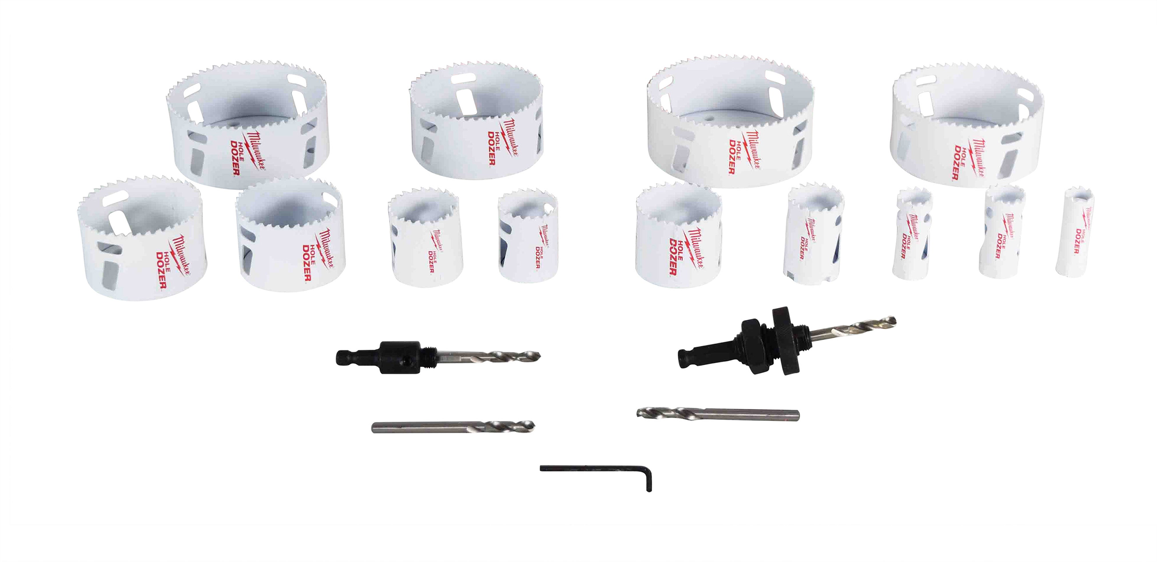 Milwaukee 49-22-4170 Hole Dozer General Purpose Bi-Metal Hole Saw Set (20-Piece)