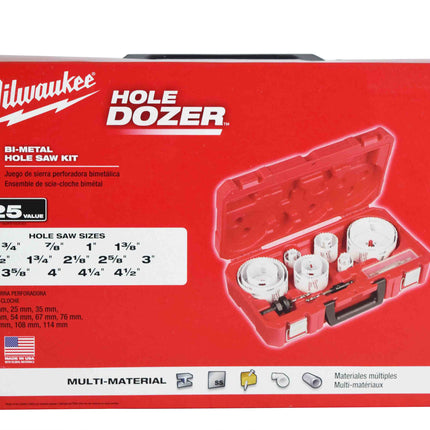 Milwaukee 49-22-4170 Hole Dozer General Purpose Bi-Metal Hole Saw Set (20-Piece)