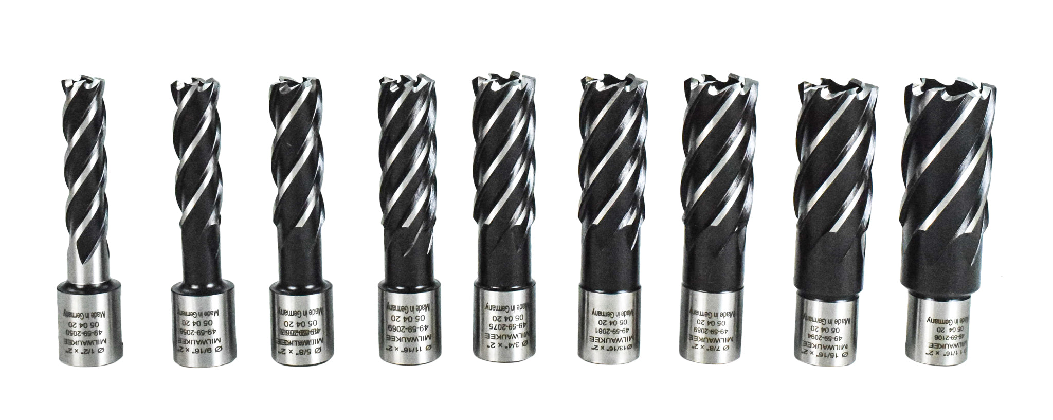 Milwaukee 49-22-8410 Annular Cutter Kit 9 Piece