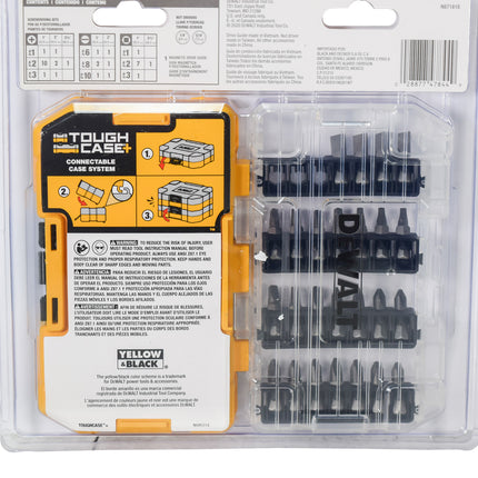 Dewalt DW2163 37-Piece Screwdriver Bit Set with Tough Case Set Case System
