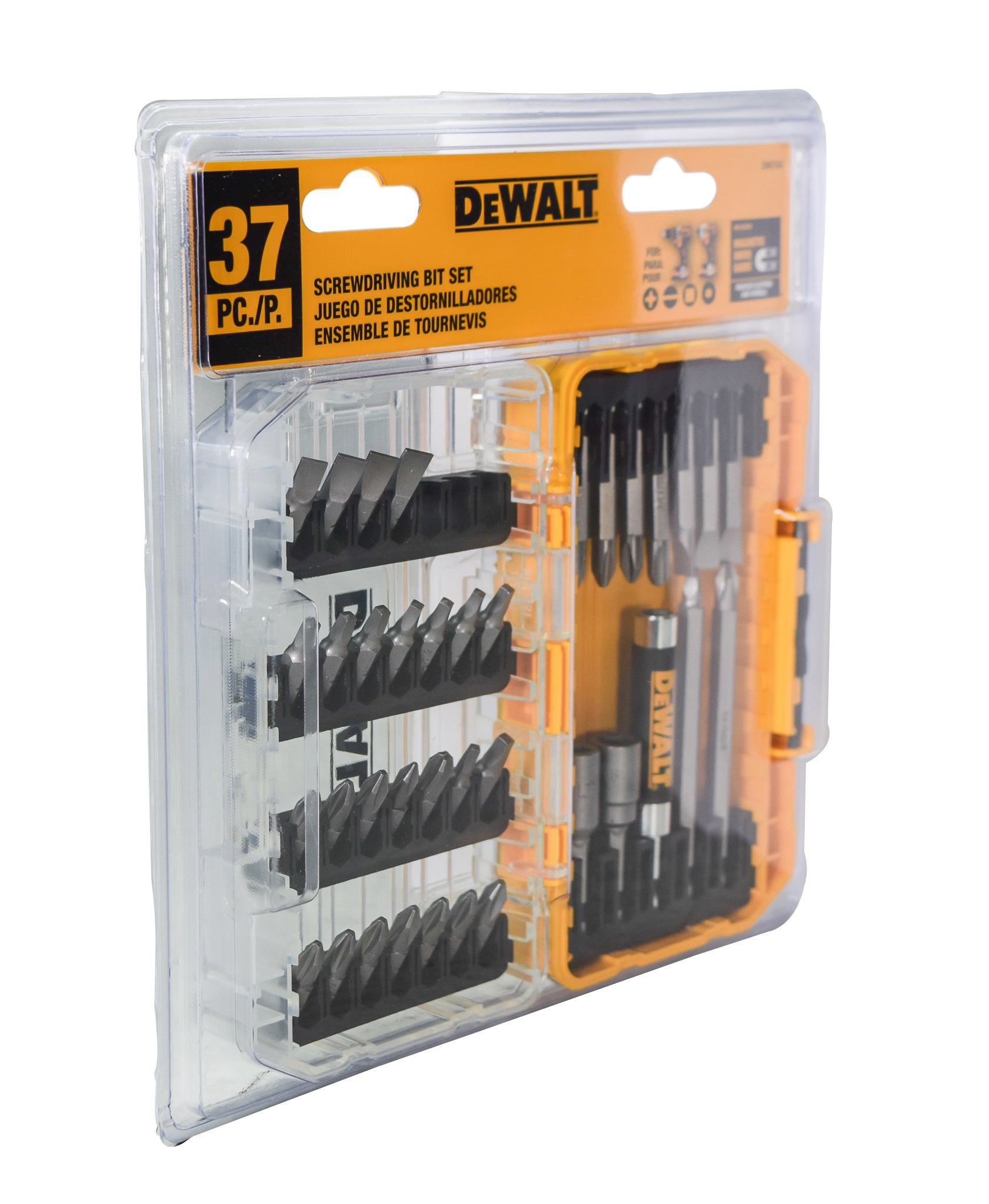 Dewalt DW2163 37-Piece Screwdriver Bit Set with Tough Case Set Case System