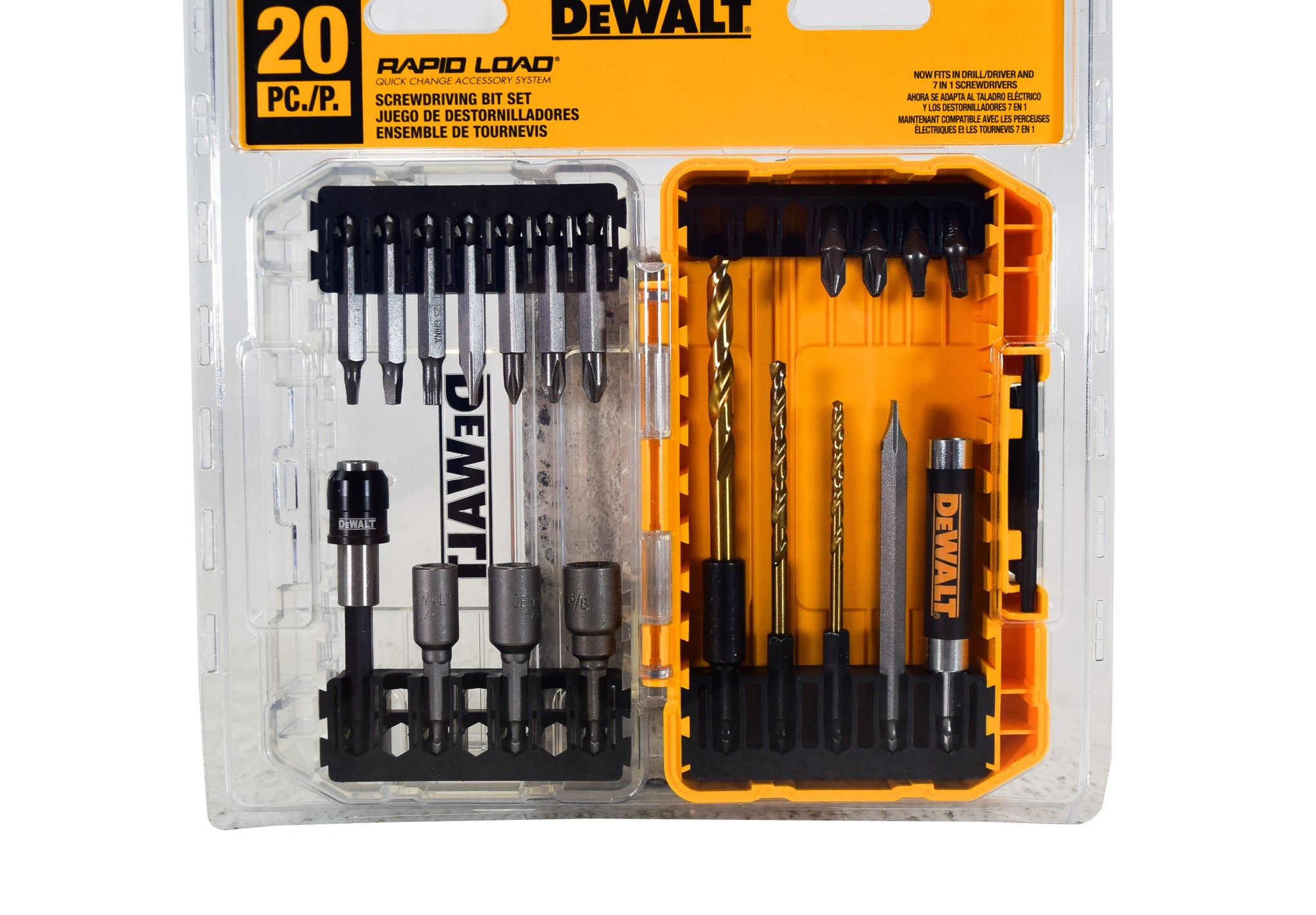 DeWalt DW2503 20 Piece Rapid Load Magnetic Set