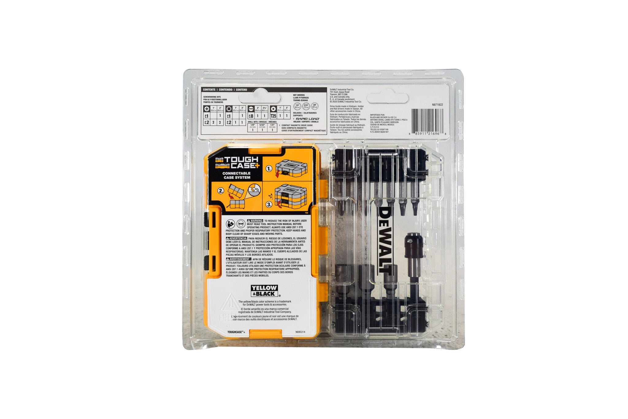 DeWalt DW2503 20 Piece Rapid Load Magnetic Set