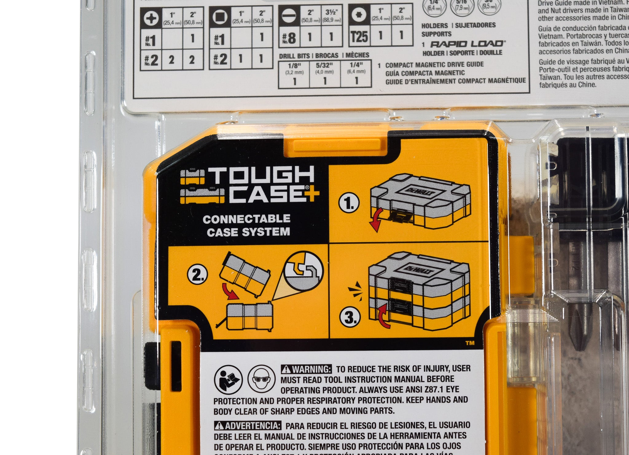 DeWalt DW2503 20 Piece Rapid Load Magnetic Set