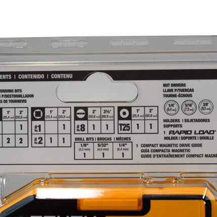 DeWalt DW2503 20 Piece Rapid Load Magnetic Set