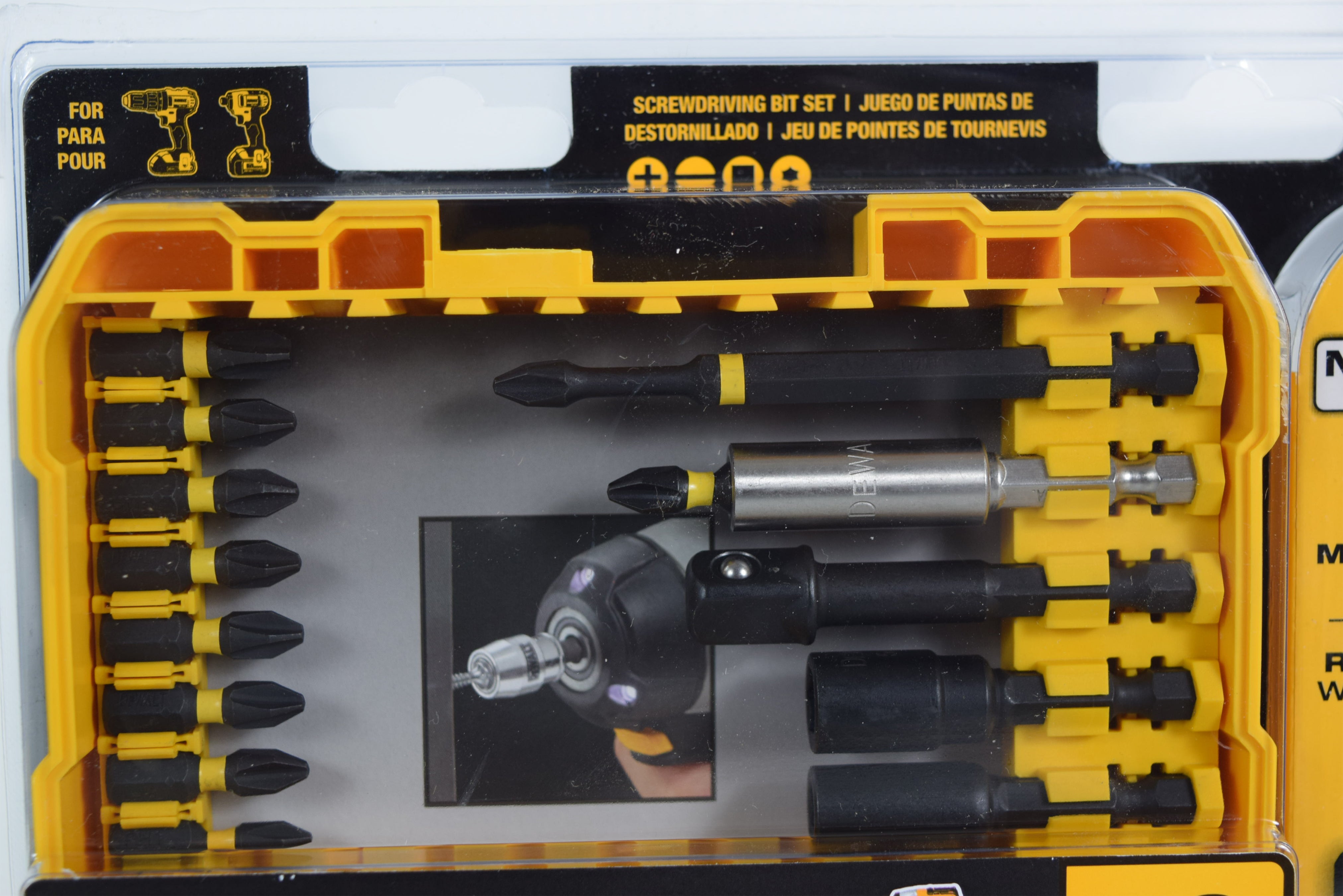 DEWALT DWA2T40IR Impact Ready 40-Piece FlexTorq Screw Driving Set