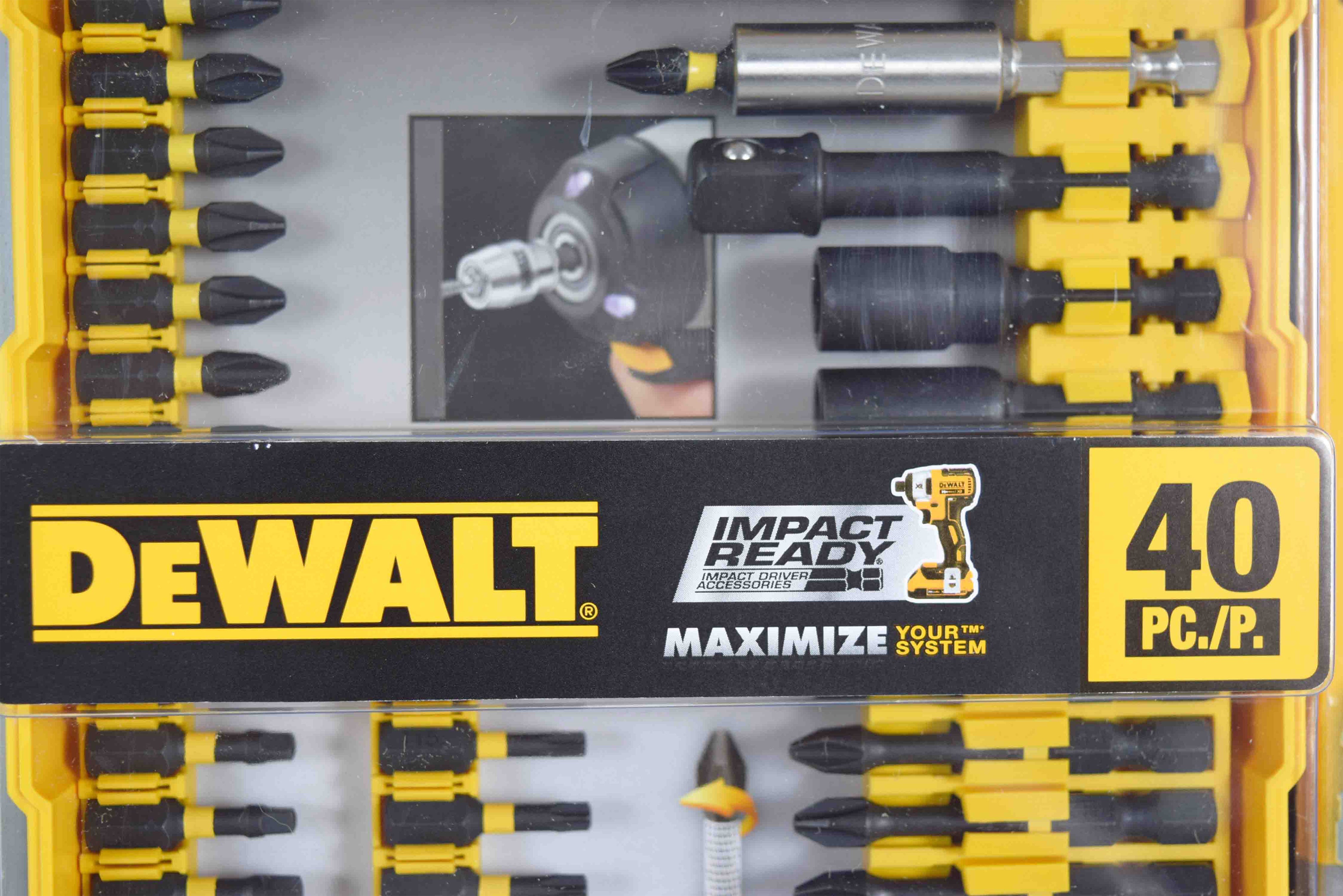 DEWALT DWA2T40IR Impact Ready 40-Piece FlexTorq Screw Driving Set