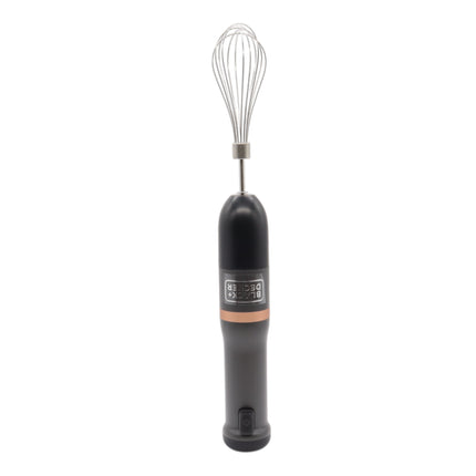 BLACK+DECKER BCKM1013K01 Kitchen Wand Cordless 3-in-1 Immersion Blender Set – Hand Blender with Whisk, Food Chopper & Charging Dock – 150W Motor, 2 Speeds, Stainless Steel Blades – Grey