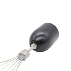 BLACK+DECKER BCKM101WH Kitchen Wand Whisk Attachment - Compatible with Select Hand Mixers, 5-Speed Aeration, Stainless Steel Wires, Easy-Lock Design - Ideal for Whipping Cream, Eggs & More