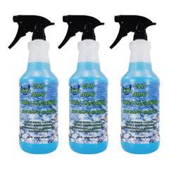 BLACKHAWK PERFORMANCE Eco Boat Hull Cleaner - Effortlessly Removes Water Stains, Deposits, Scale, & Scum - Safe for All Fiberglass & Aluminum Boats - Made in USA (3Pack, 32 OZ)
